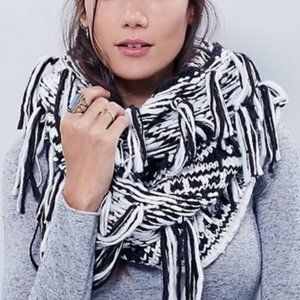 Free People Fringe Loop Cowl Infinity Scarf